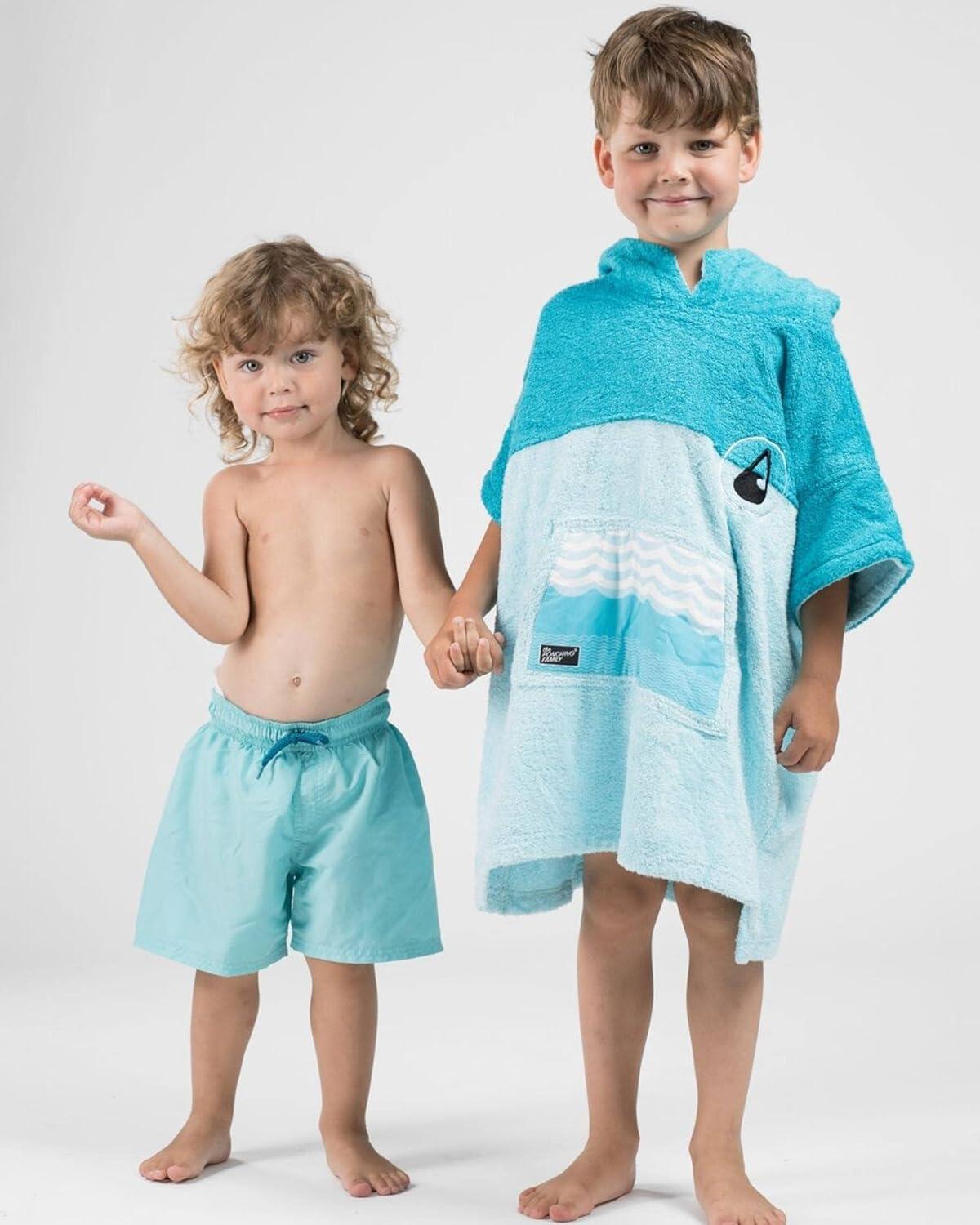 Poncho Wave Hawaii Bamboo Kids-Ponchini Mini XXS WH4007 Multicolore 60 x 55cm 6/7