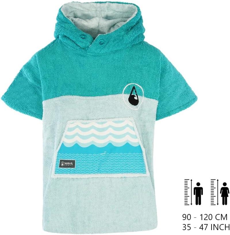 Poncho Wave Hawaii Bamboo Kids-Ponchini Mini XXS WH4007 Multicolore 60 x 55cm 2/7