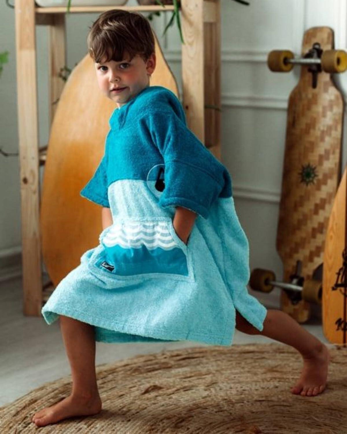 Poncho Wave Hawaii Bamboo Kids-Ponchini Mini XXS WH4007 Multicolore 60 x 55cm 4/7