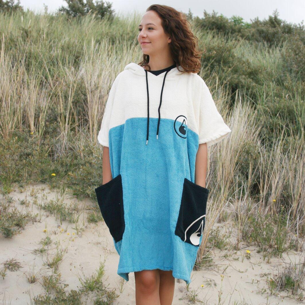 Poncho Wave Hawaii Cotton Poncho Porto M - L WH4025 Mehrfarbig 100 x 75 cm 3/5