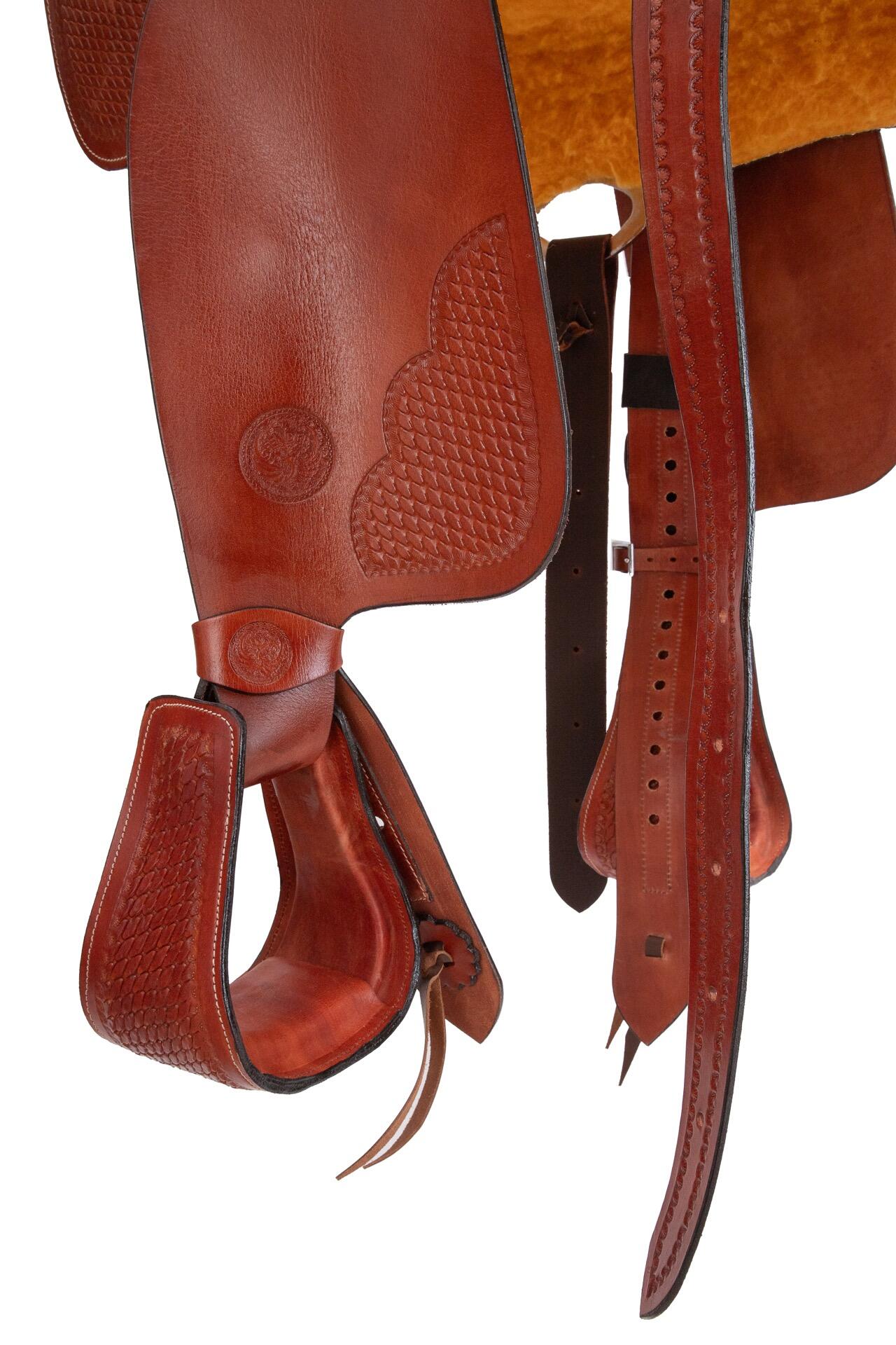 Sella Western professionale modello da Reining Fender Saddle USA 3069 6/7