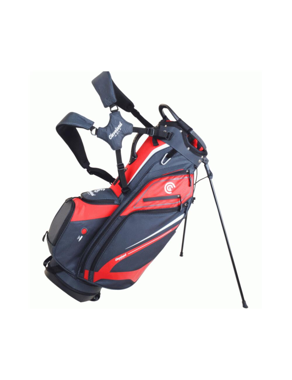 CLEVELAND GOLF Sacca da golf Cleveland Saturday 2024, nero/rosso