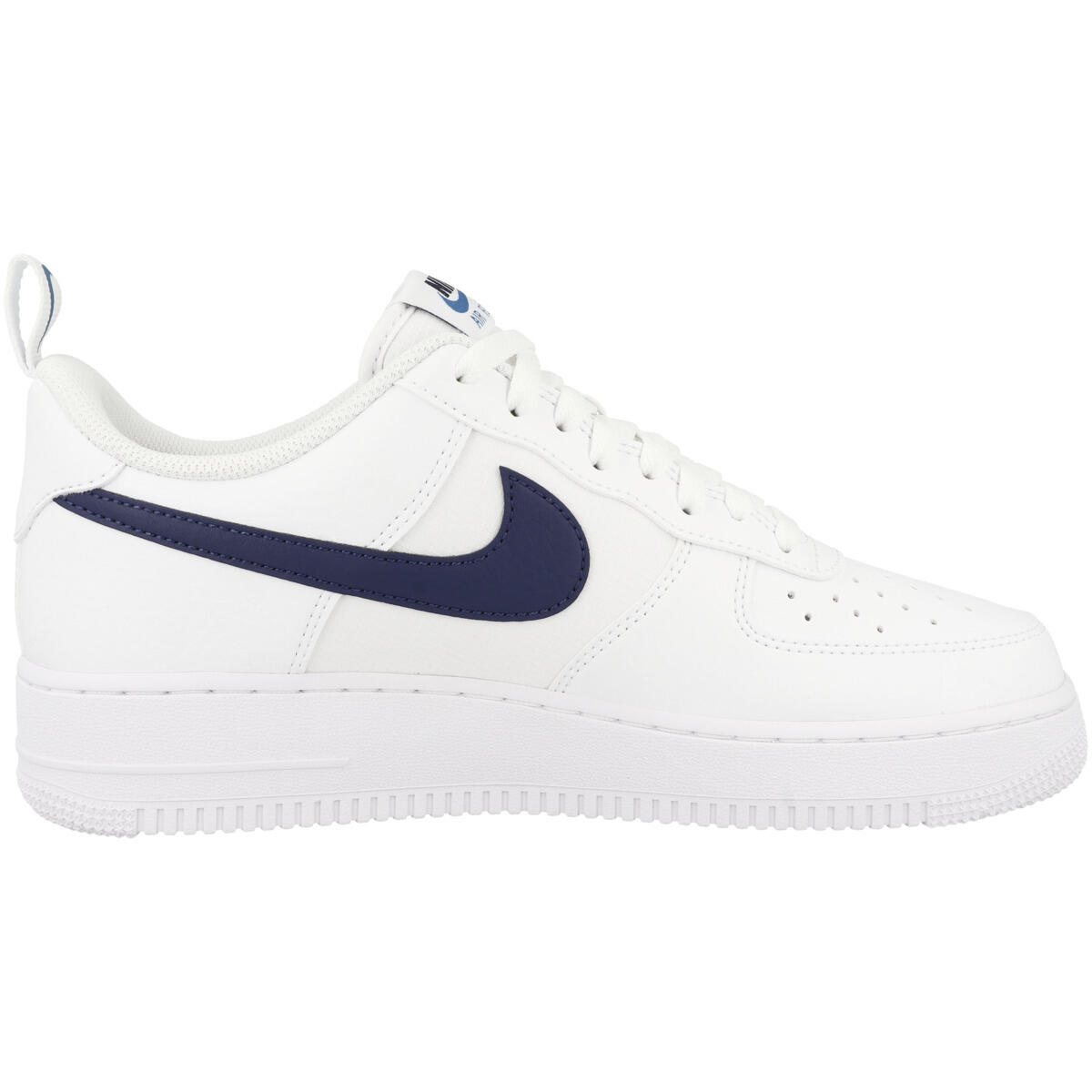 Nike Air Force 1 '07 White Deep Royal Blue 3/6