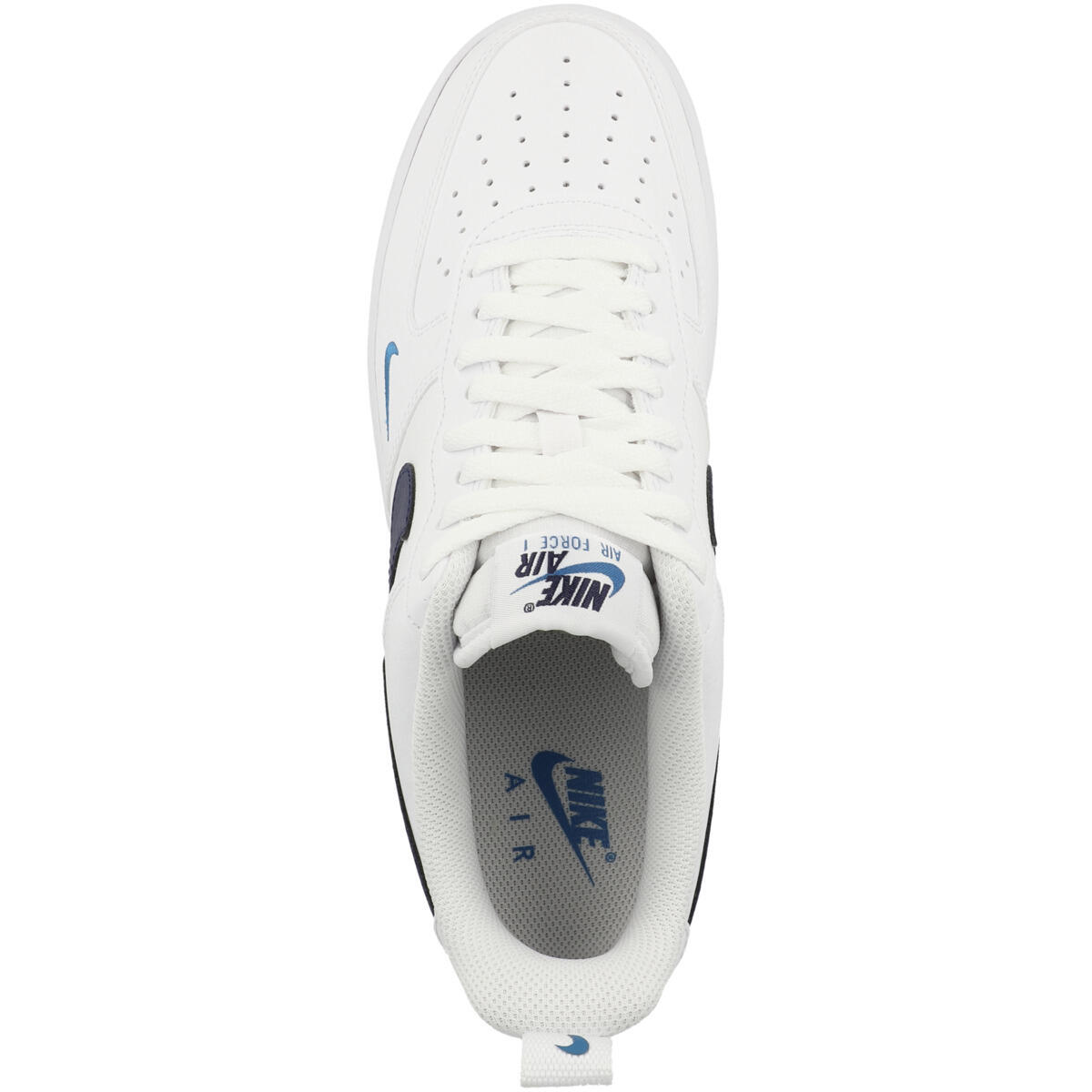 Nike Air Force 1 '07 White Deep Royal Blue 2/6