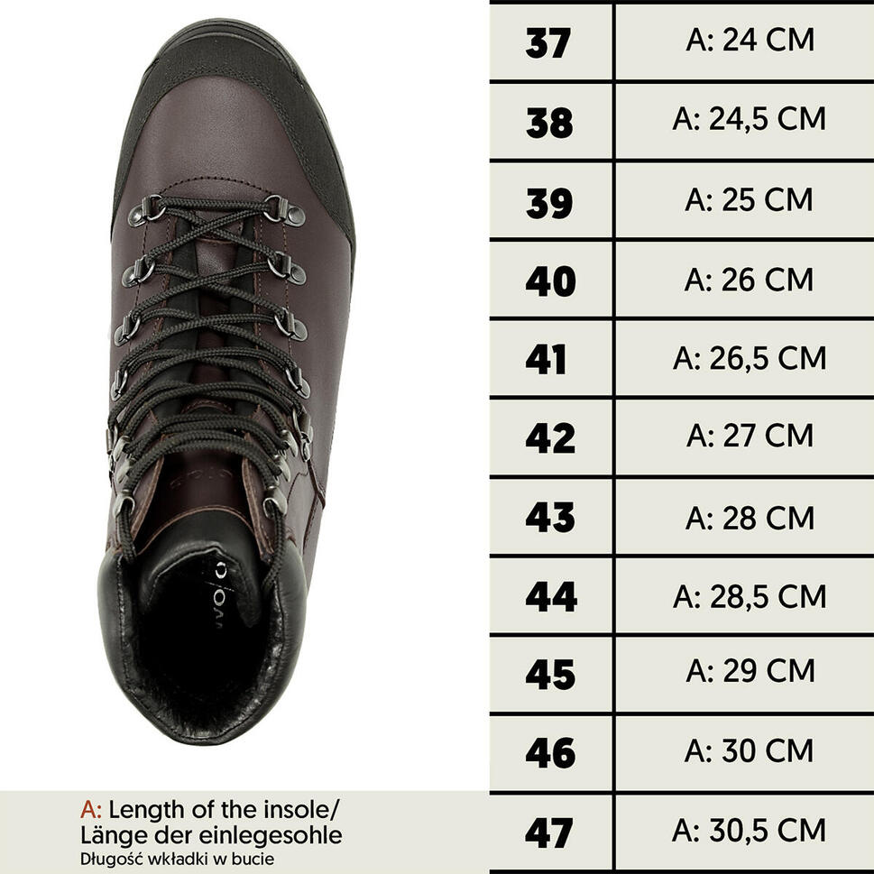 Buty męskie myśliwskie terenowe Wojas 5254 wodochronne z membraną oddychającą