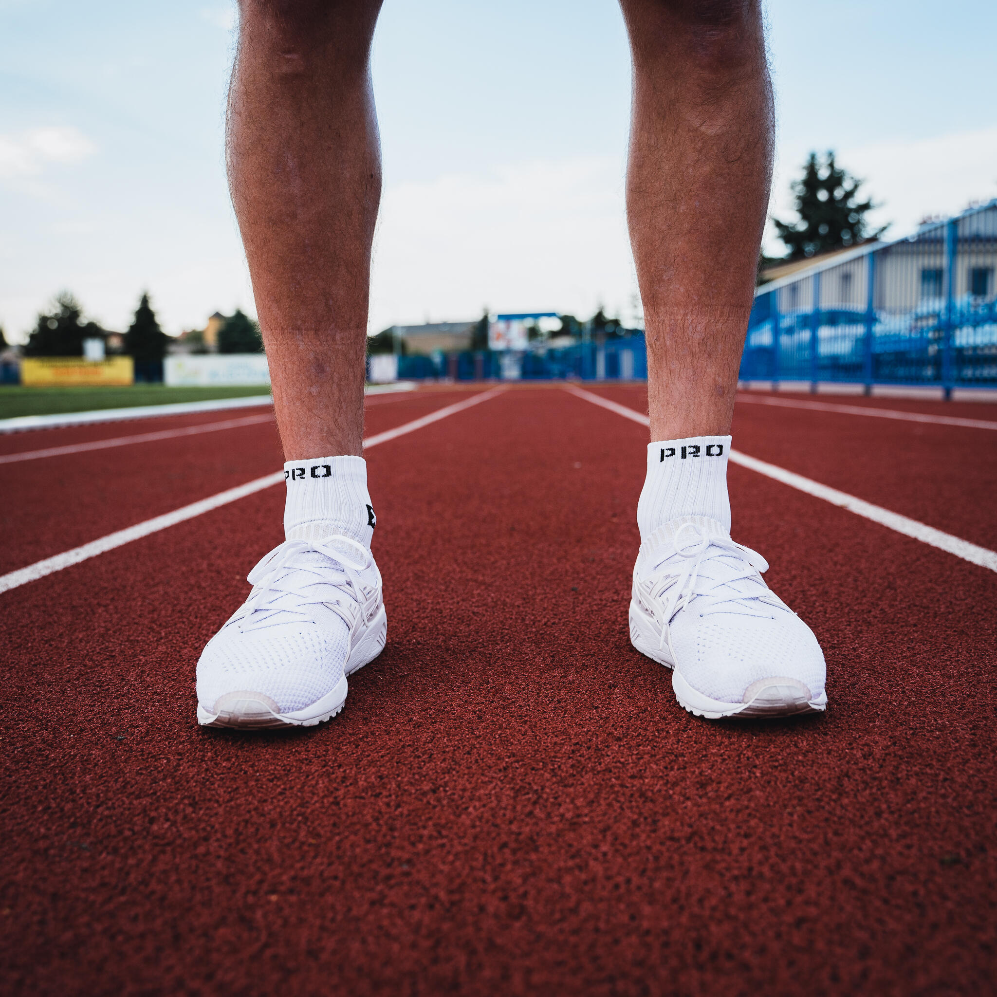 Skarpety sportowe antypoślizgowe Proskary piłkarskie 4/7