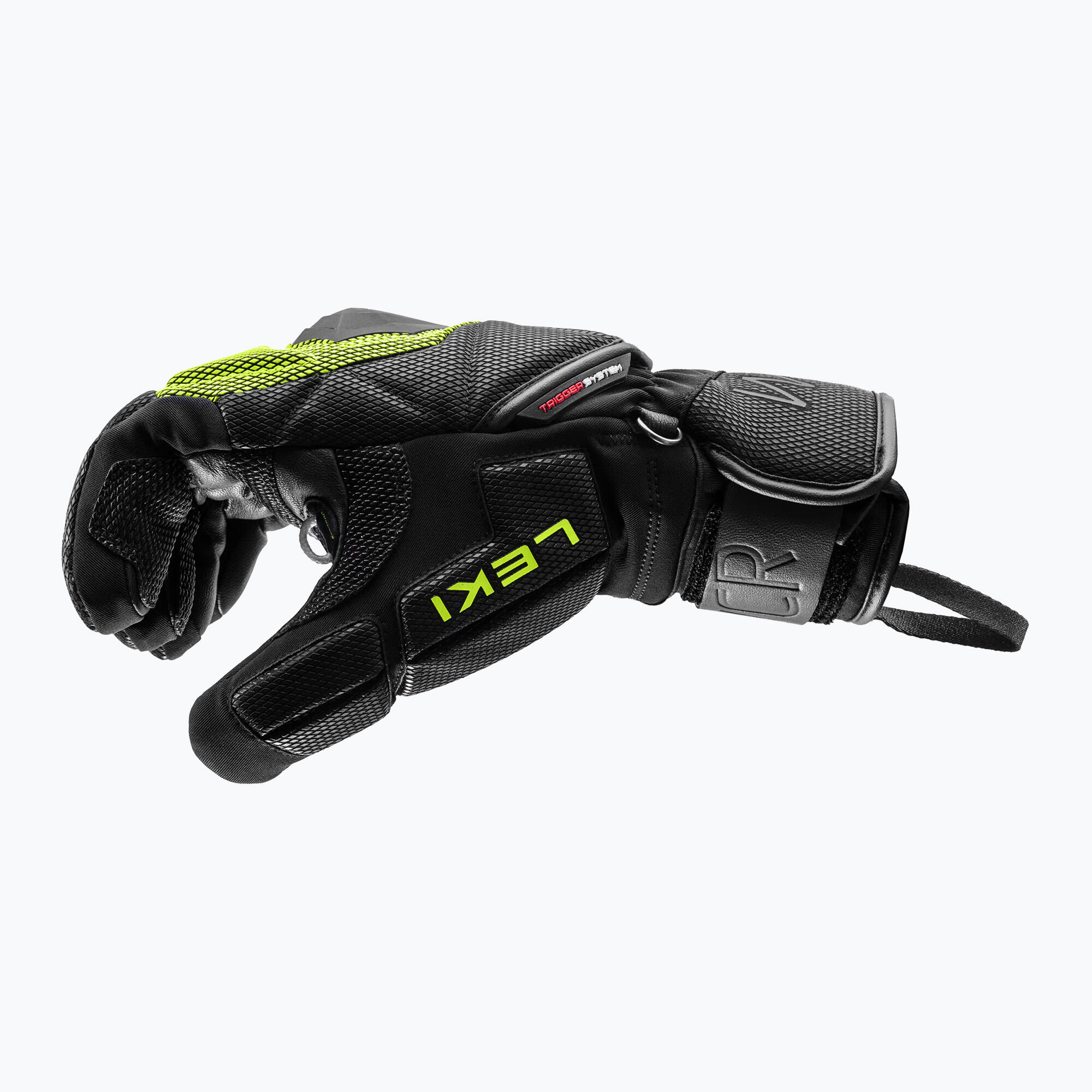 Leki WCR Coach 3D Nero/Ghiaccio-Lemone 4/5