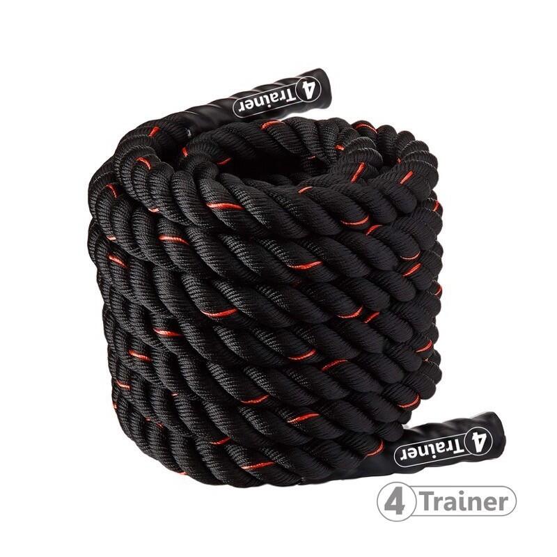 Corde Ondulatoire - BATTLE ROPE - 15 Mètres - 4TRAINER 1/4