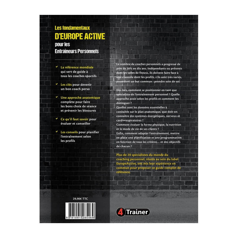 GUIDE DU PERSONAL TRAINER - 4TRAINER Editions