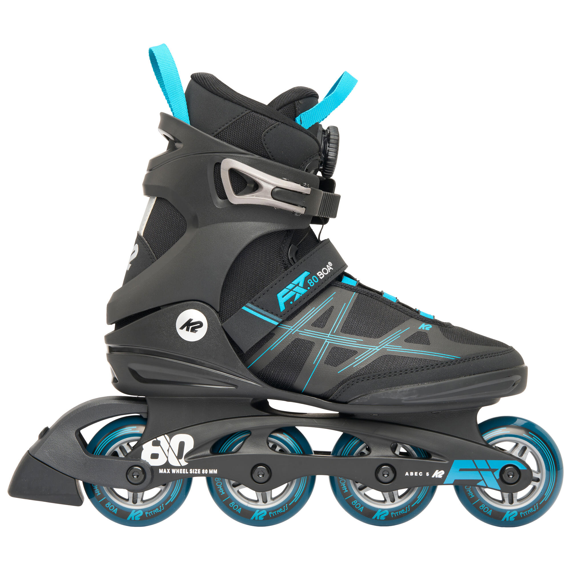 K2 - Patins À Roues Alignées K2 F.i.t. 80pro - Rollers En Ligne - Noir - 40,5 - Decathlon