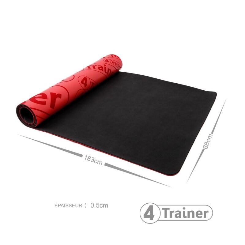 Tapis de Yoga - Mobilité - Rouge - 4TRAINER 2/3