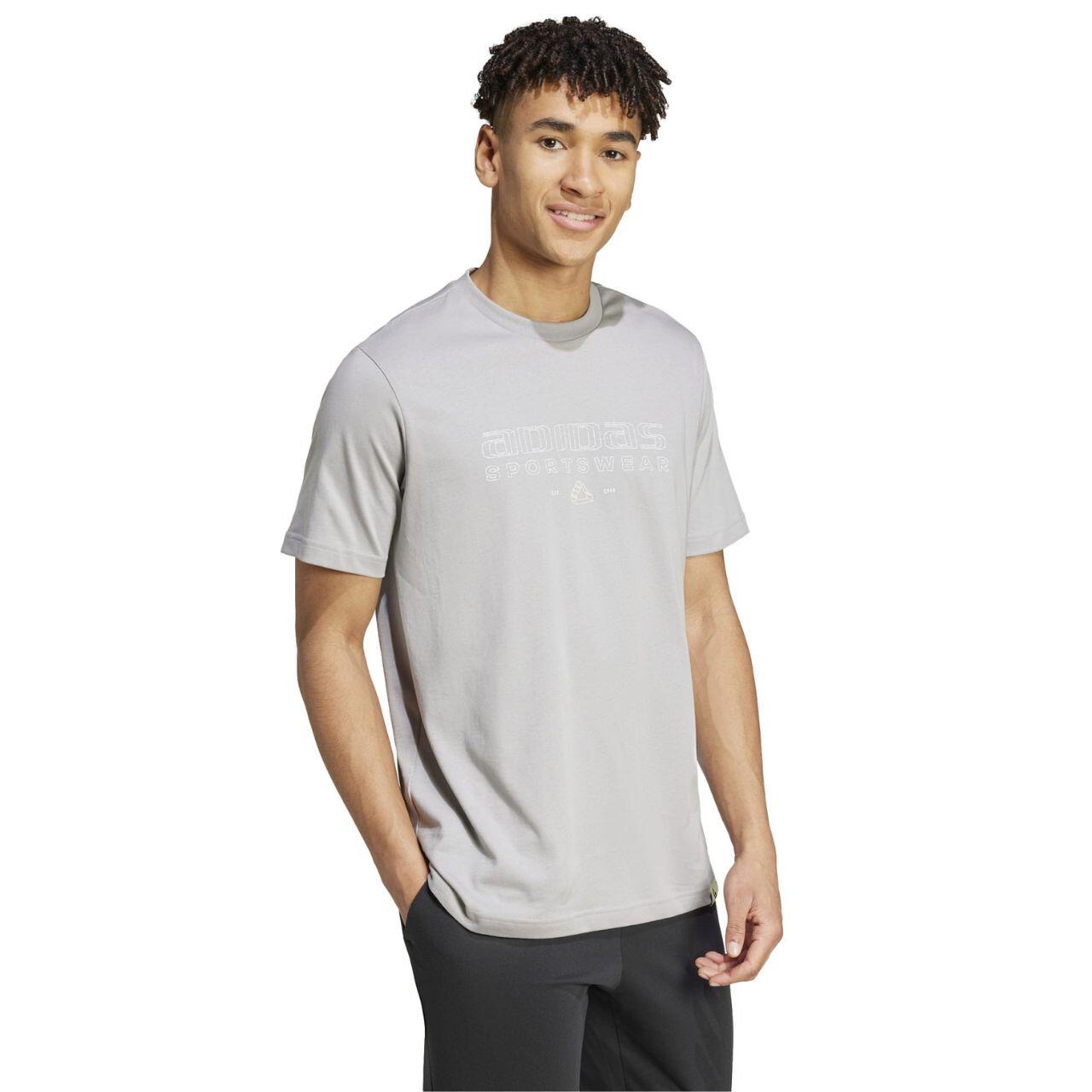 T-shirt ADIDAS avec logo dégradé, coupe standard 4/6