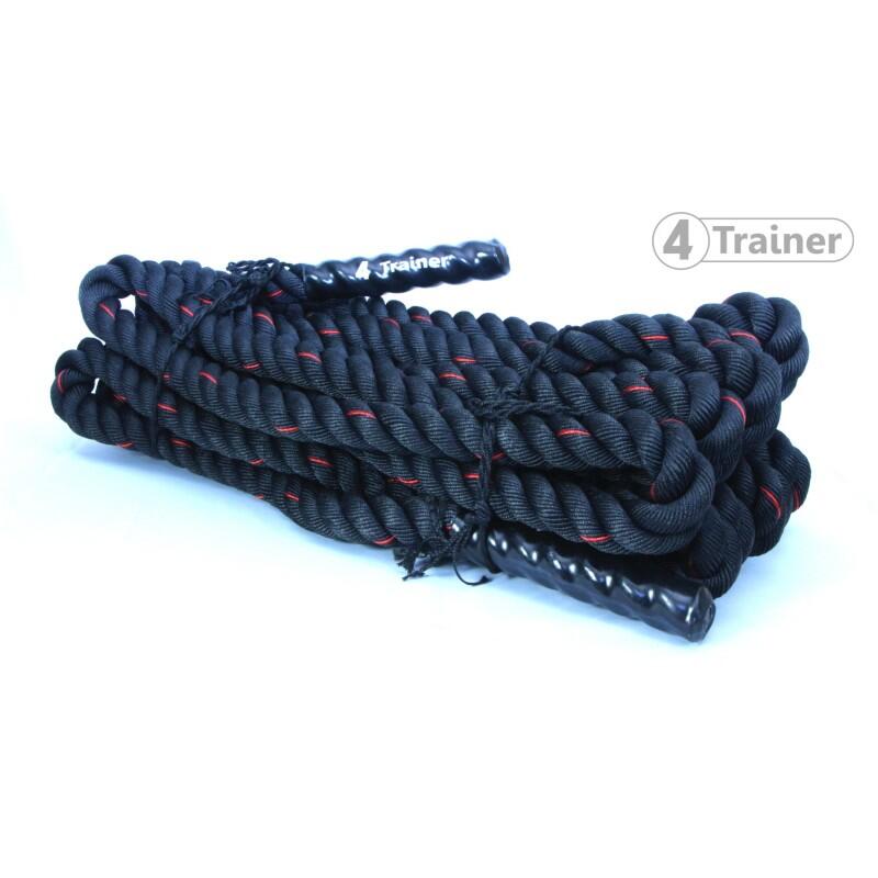 Corde Ondulatoire - BATTLE ROPE - 15 Mètres - 4TRAINER