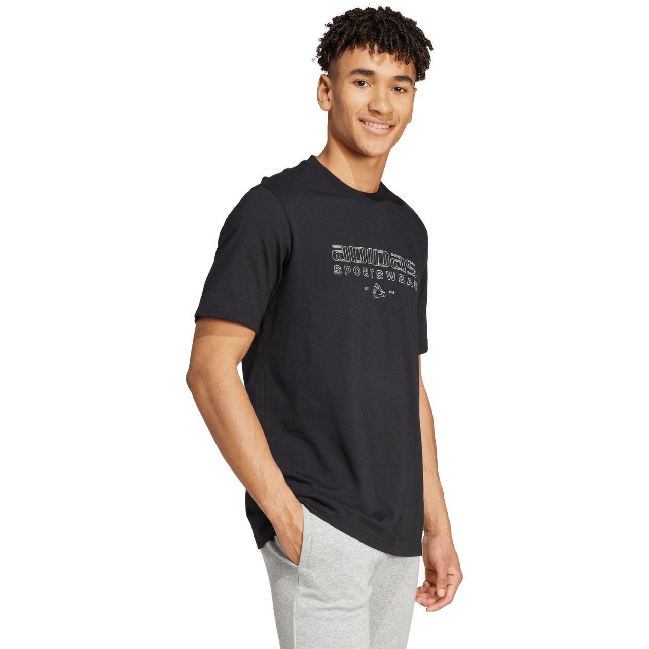 T-shirt ADIDAS avec logo dégradé, coupe standard 3/6