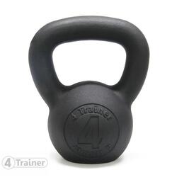 Kettlebell 4KG - BL4CK IRON - 4TRAINER