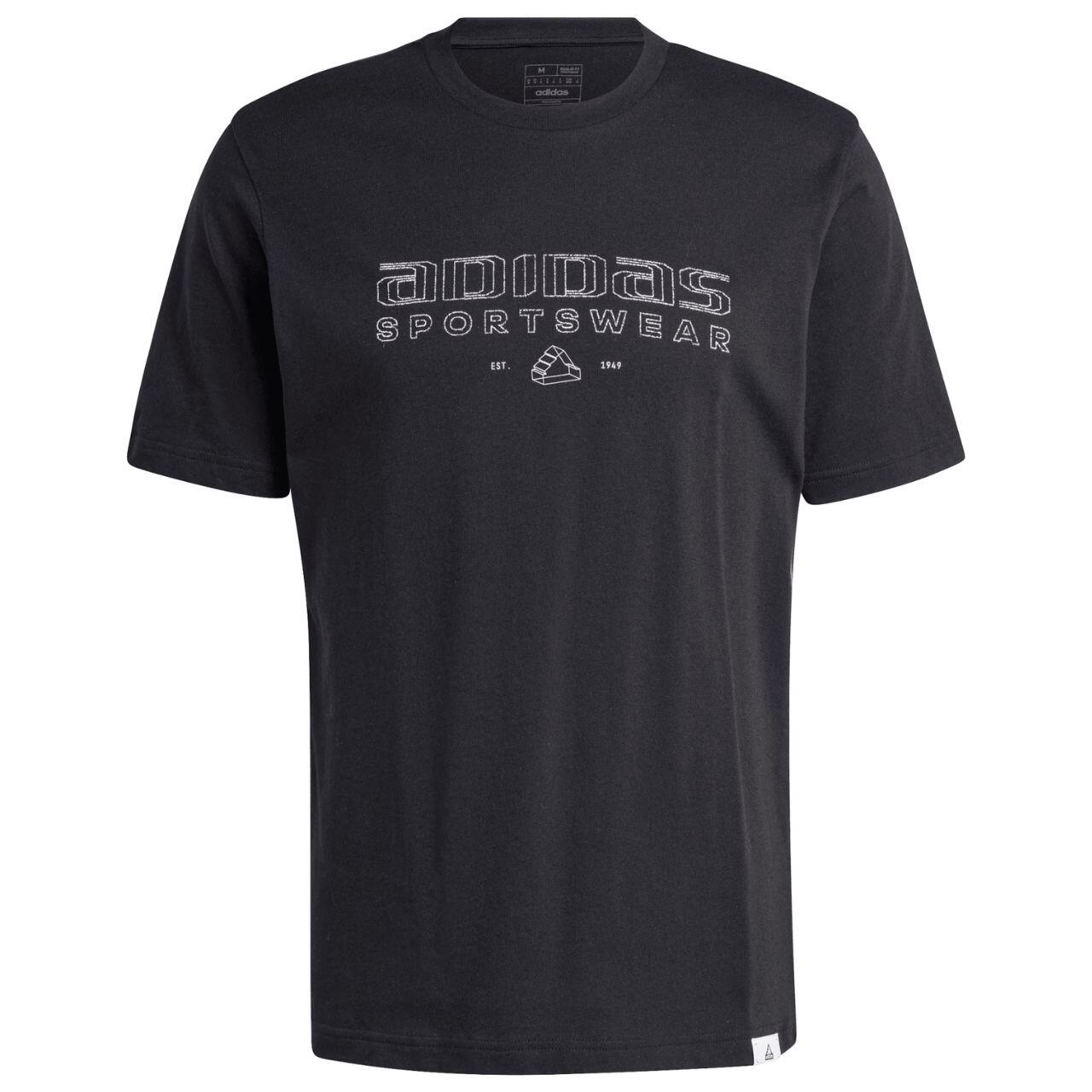 T-shirt ADIDAS avec logo dégradé, coupe standard 4/6