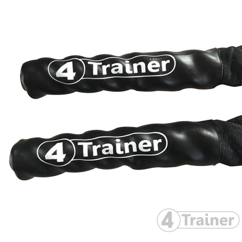 Corde Ondulatoire Pro - BATTLE ROPE - 15 Mètres - 4TRAINER 3/5