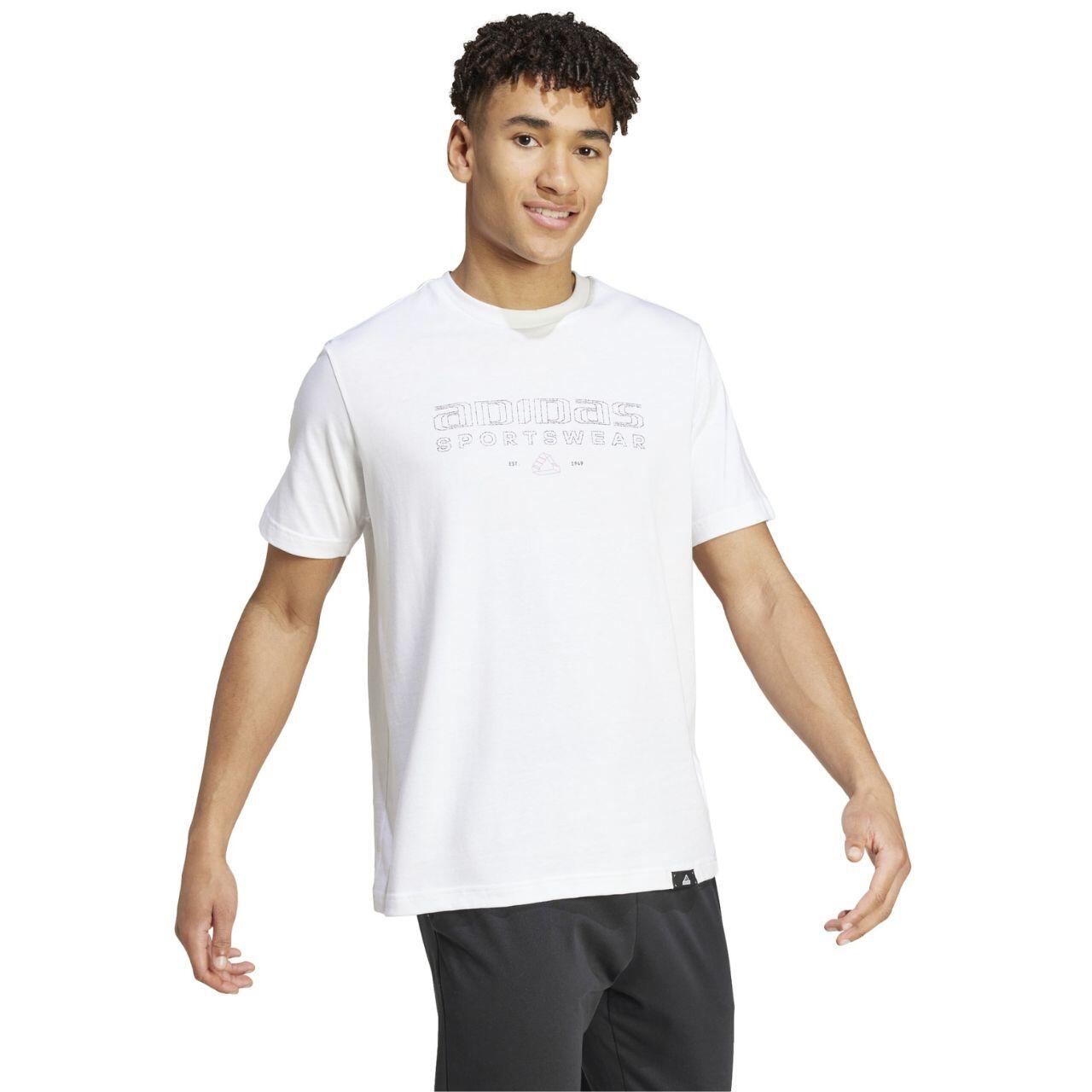 T-shirt ADIDAS avec logo dégradé, coupe standard 5/6