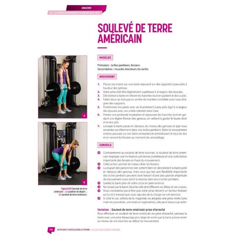 Musculation et Nutrition au féminin - 4TRAINER Editions 4/5