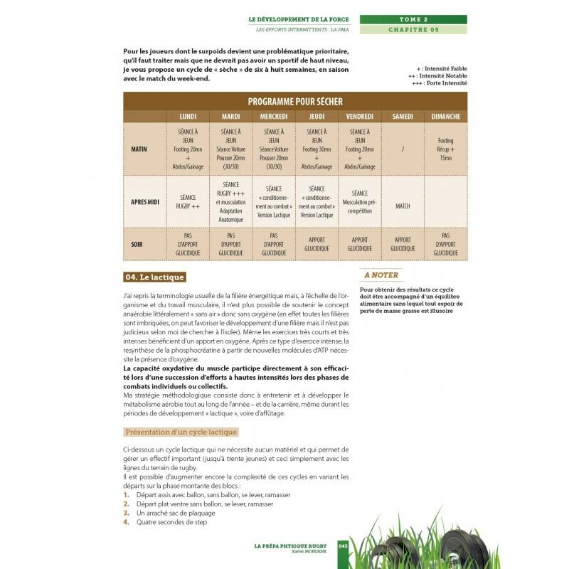 LA PRÉPA PHYSIQUE RUGBY - Le Développement de la Force - 4TRAINER Editions 2/4