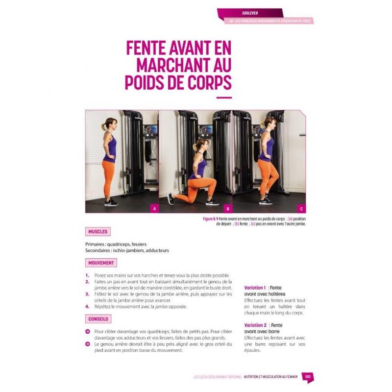 Musculation et Nutrition au féminin - 4TRAINER Editions 3/5