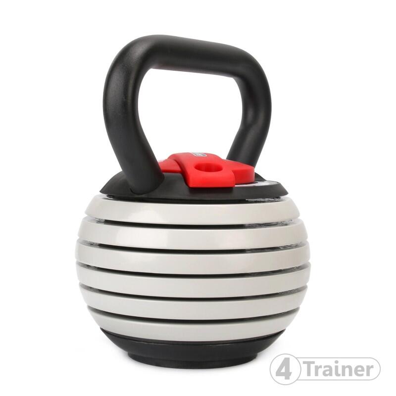 4trainer - Kettlebell Ajustable - 4 À 18kg - 4trainer - Kettlebell - Noir|rouge - 18 Kg - Decathlon