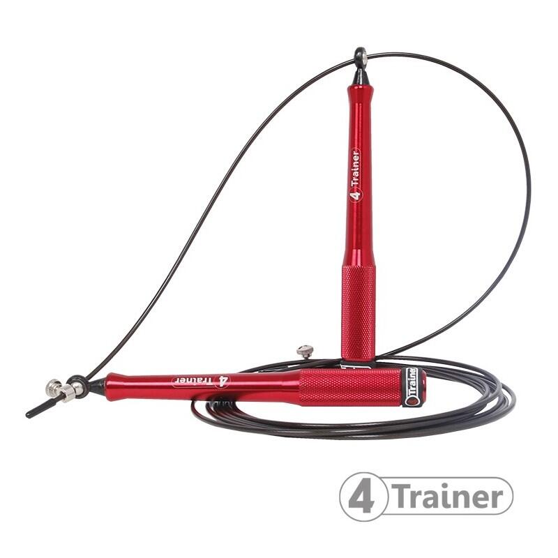 4trainer - Corde À Sauter - Alu Pro Speed - 4trainer - Corde À Sauter - Blanc|rouge - 15 Cm - Decathlon