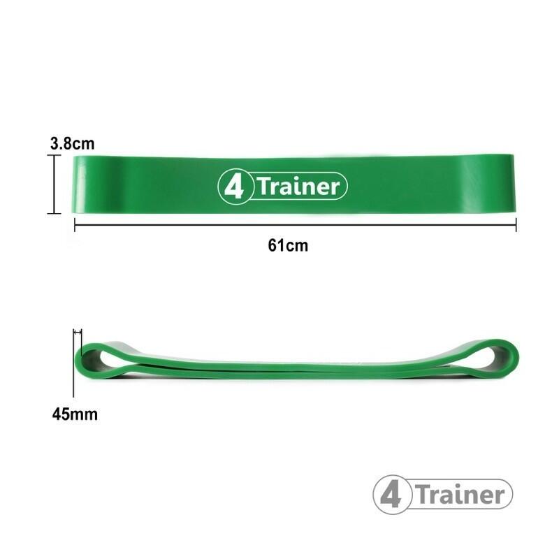 Mini Bande Elastique - Powerband Medium - Vert - 4TRAINER 2/3