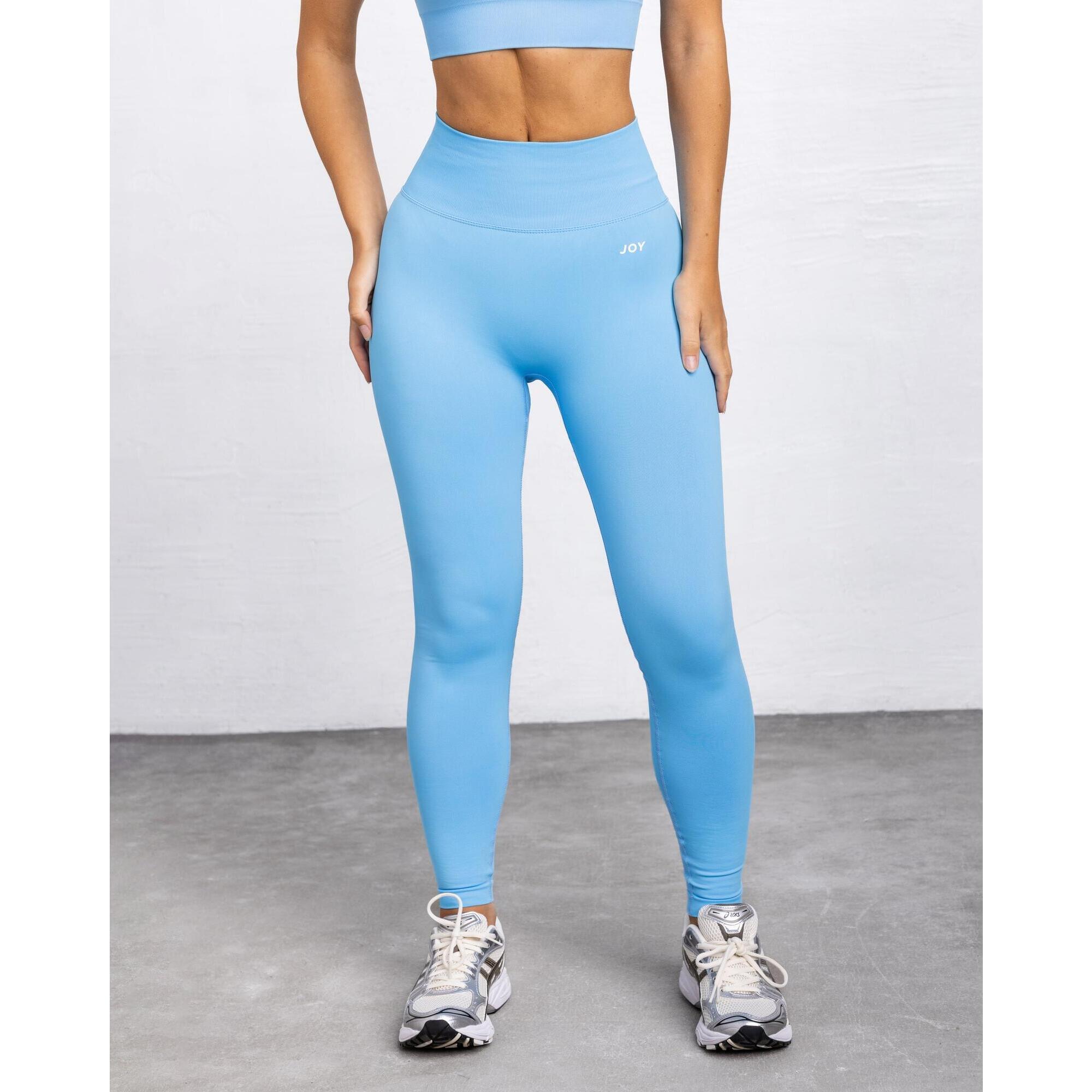 Joy Studio - Legging Sculpt Scrunch - Bleu Ciel - Legging - Bleu - 38 S - Decathlon