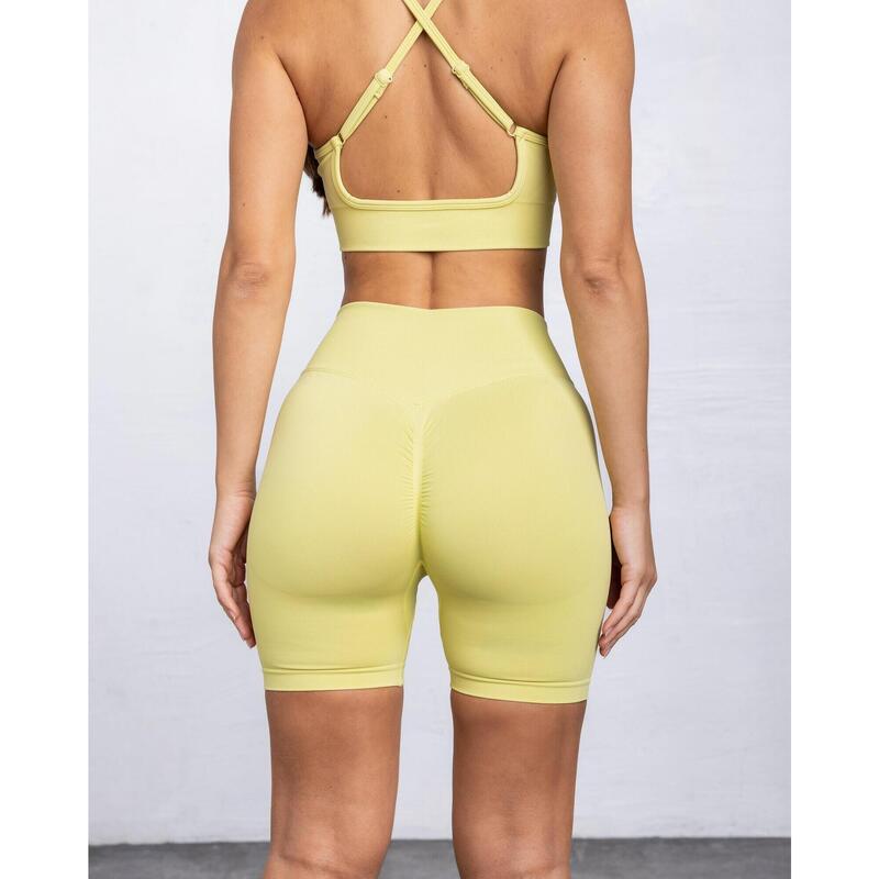 Short Sculpt Scrunch - Jaune