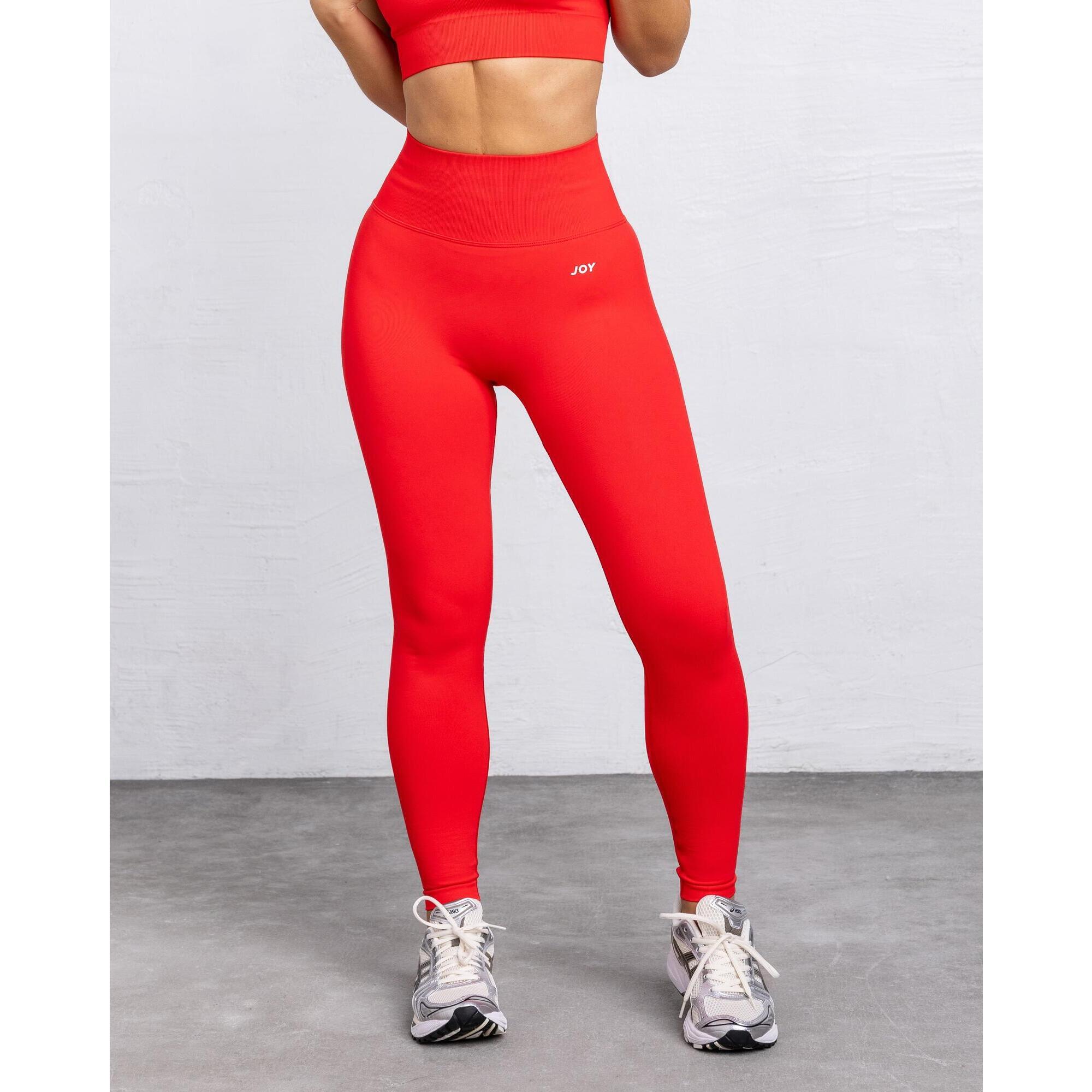 Joy Studio - Legging Sculpt Scrunch - Rouge - Legging - Rouge - 40 M - Decathlon
