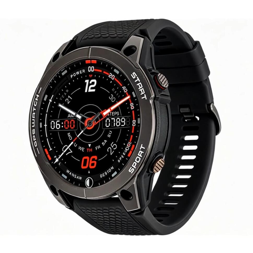 Smartwatch Watchmark GPS Watch 100 trybów sportowych ekran AMOLED
