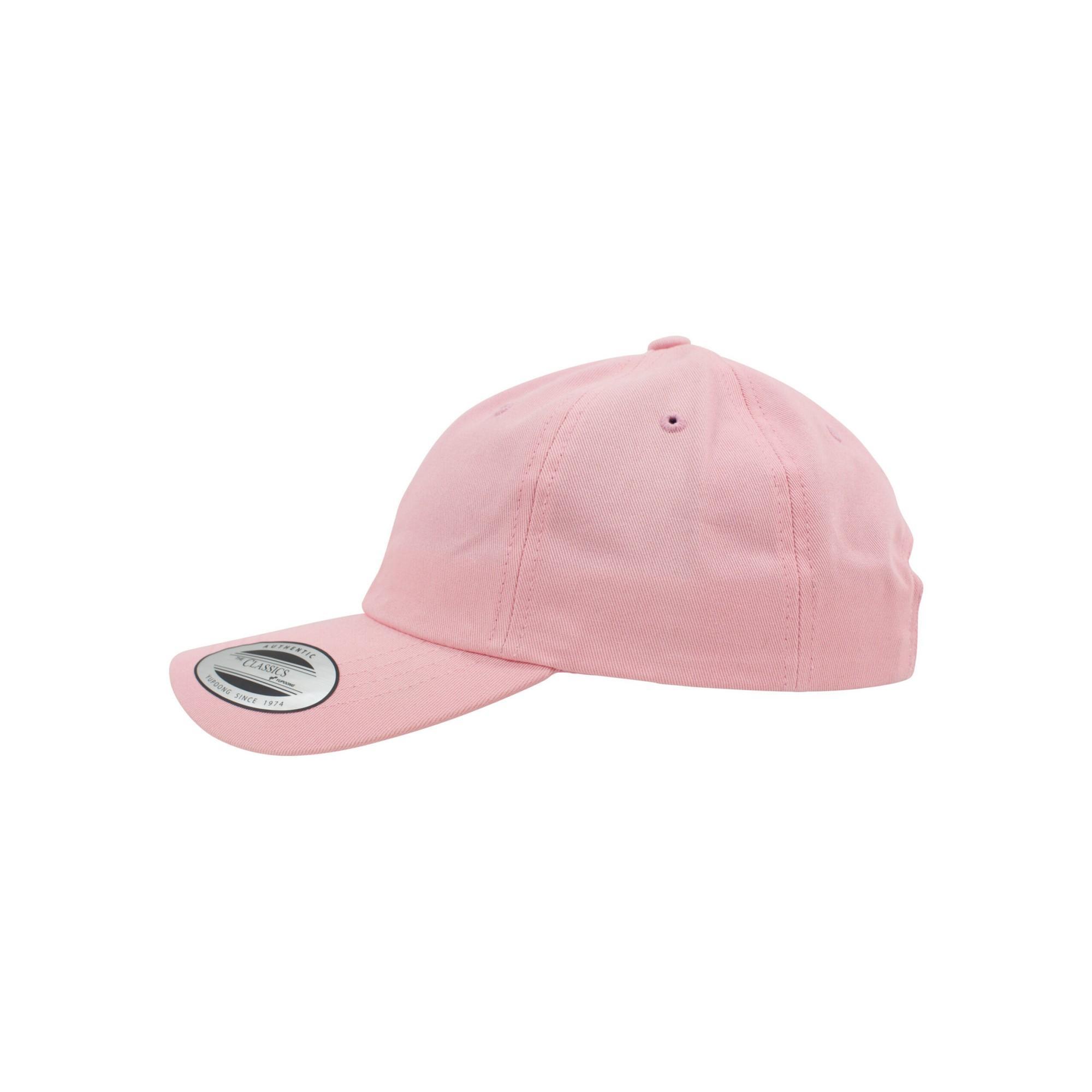 Kappe Niedriges Profil für HerrenDamen Unisex Damen und Herren Pink 3/4