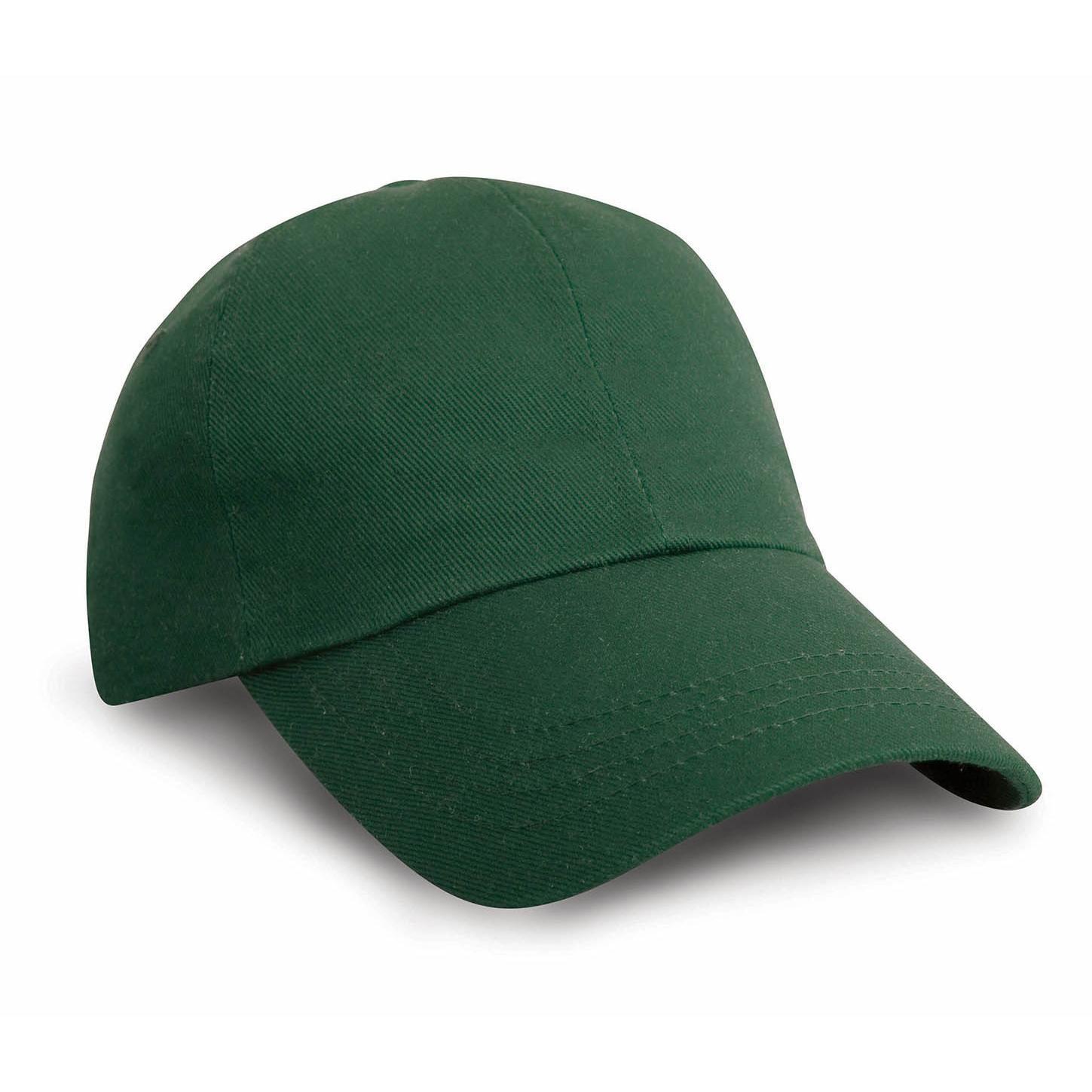 Cappellino Tinta Unita Unisex Result Verde Bottiglia 2/3
