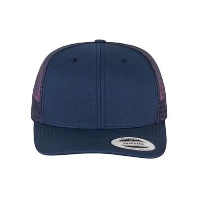 Unisex retro trucker cap voor volwassenen (wit)