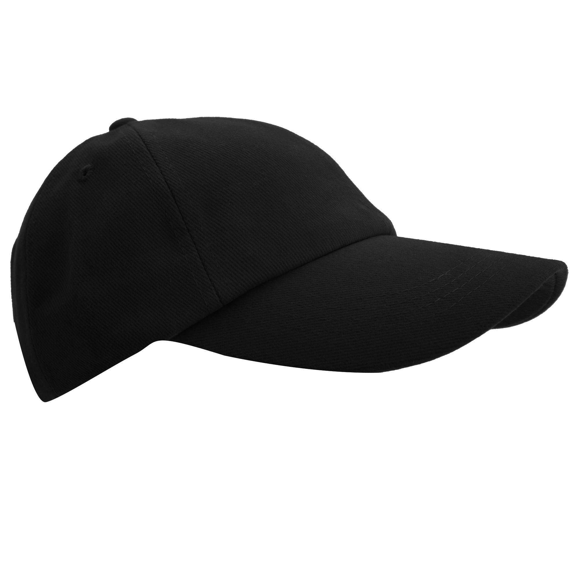 Cappellino Tinta Unita Unisex Result Nero 6/7
