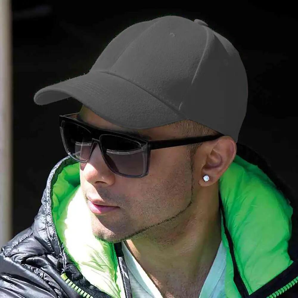 Unisex Core Memphis 6 Panel Baseball Cap (Charcoal)
