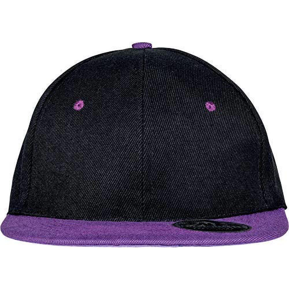 Boné Unisex Aba Reta Bronx Dupla Core (Preto/Roxo) 2/3