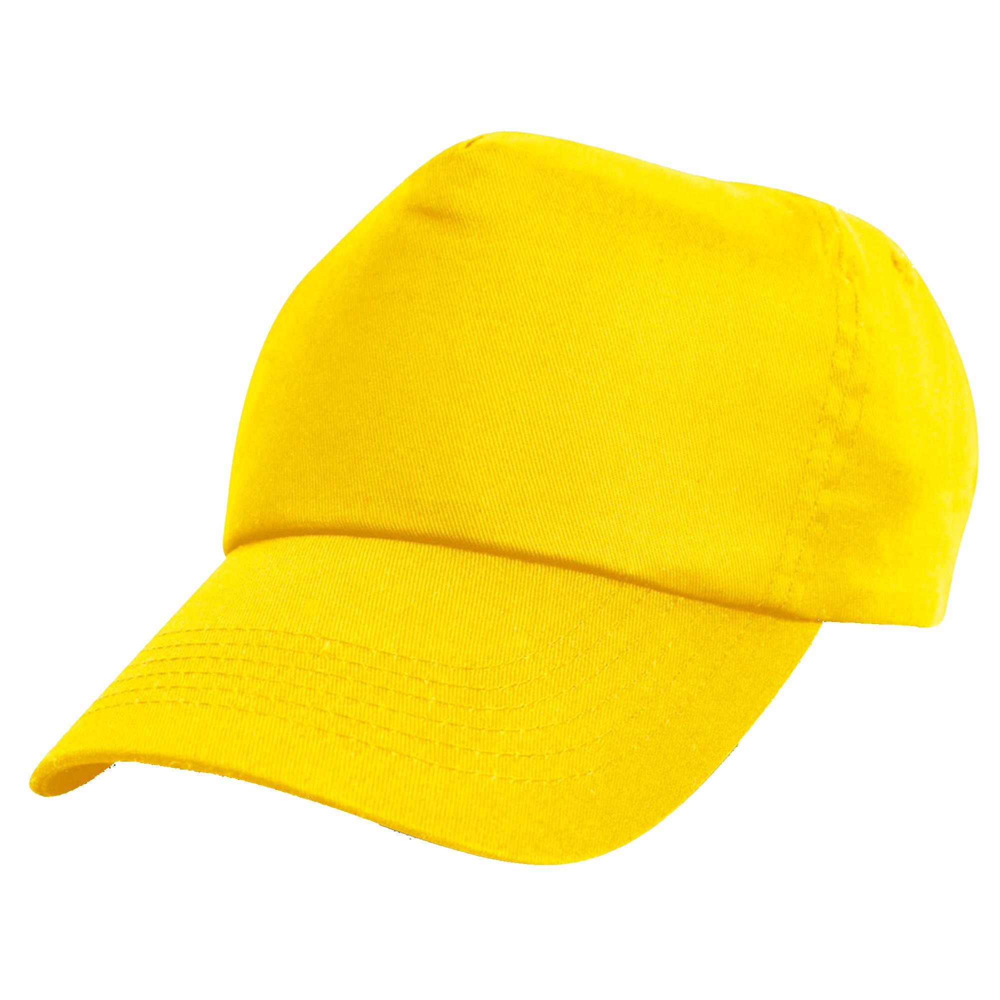 Boné Criança Unisex Baseball Amarelo
