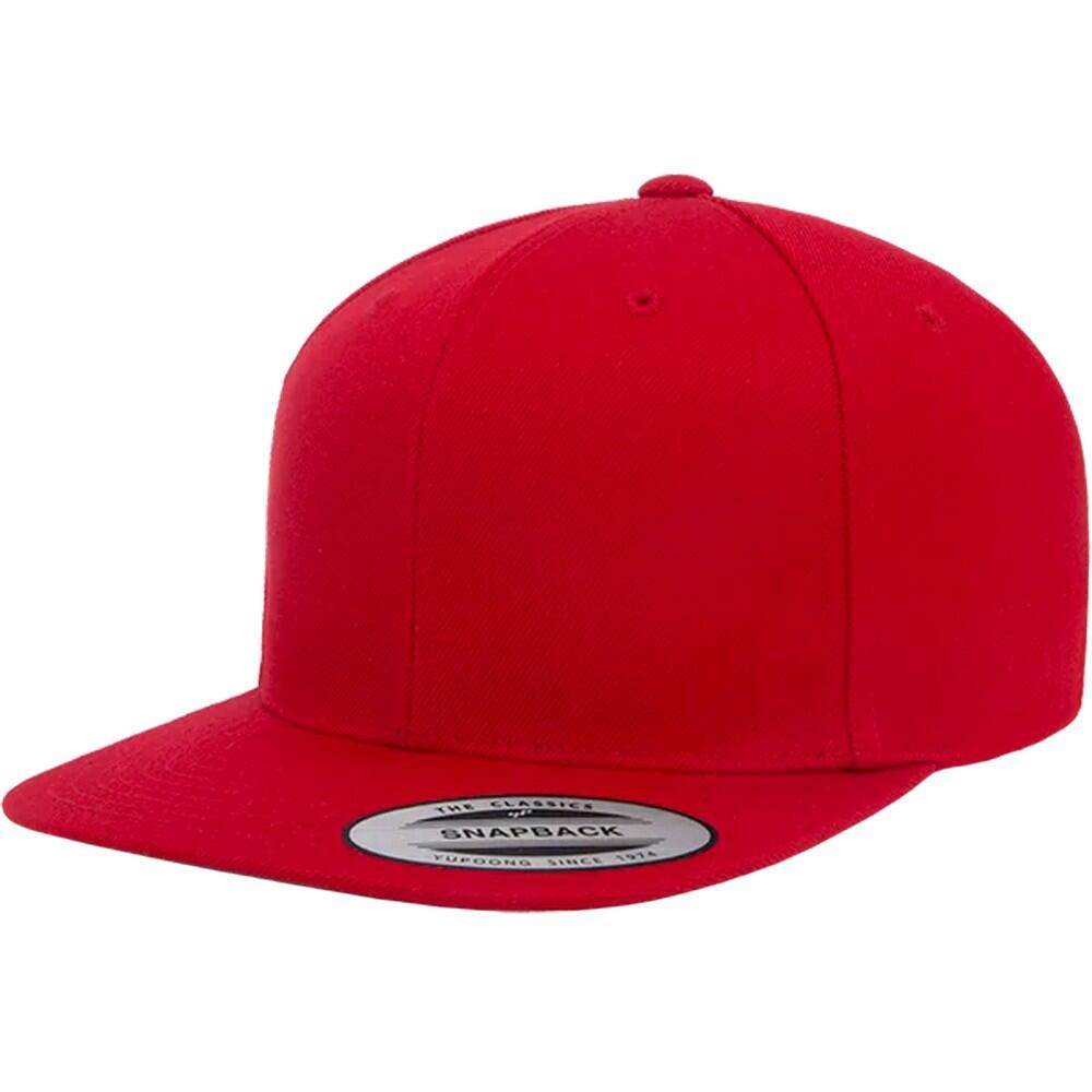 Boné clássico com fecho de correr (Vermelho) 3/3