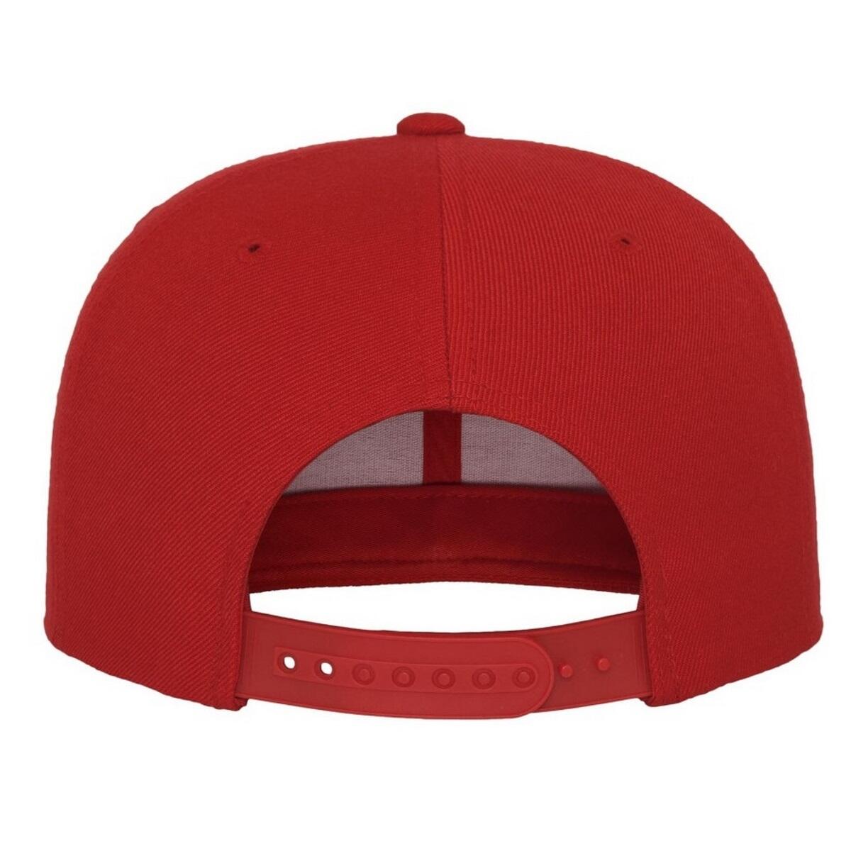 Boné clássico com fecho de correr (Vermelho) 2/3