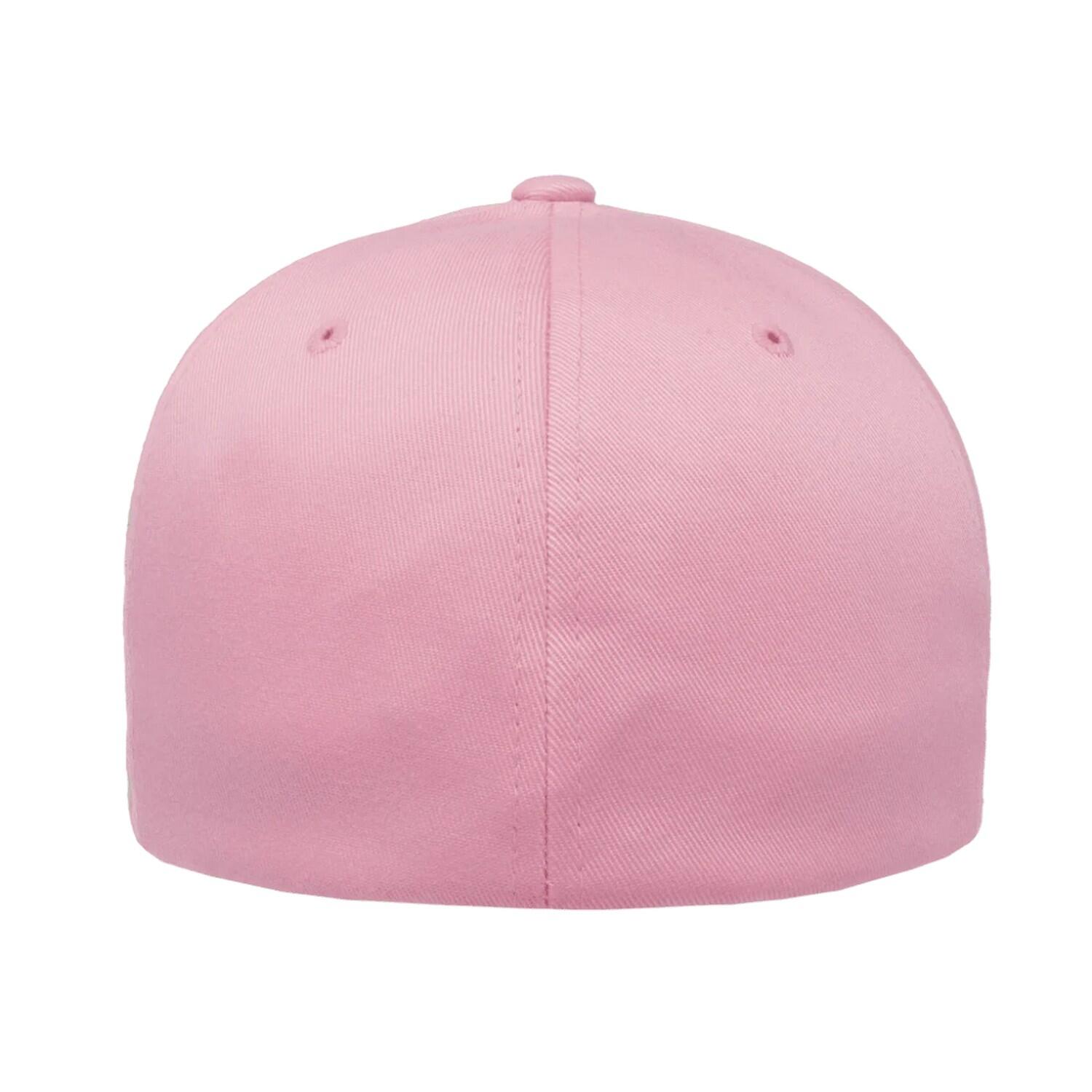 Boné de basebol em lã penteada (Rosa) 2/3
