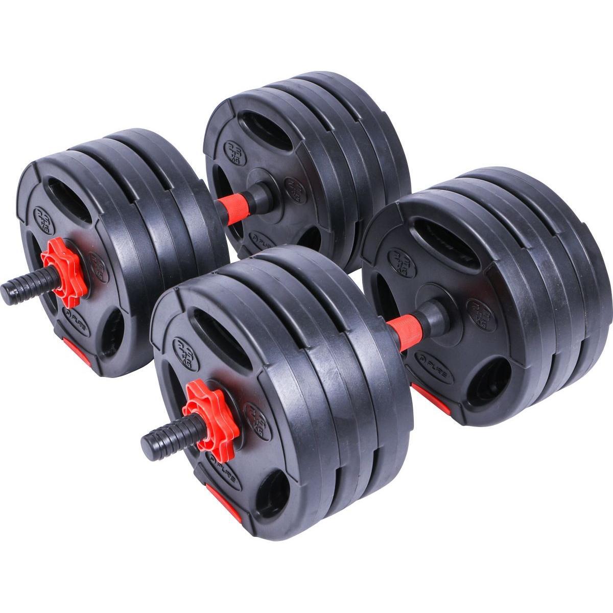 Nakládací činka spojovací P2I HYBRID - sada 2x15 kg / 1x30 kg 7/7