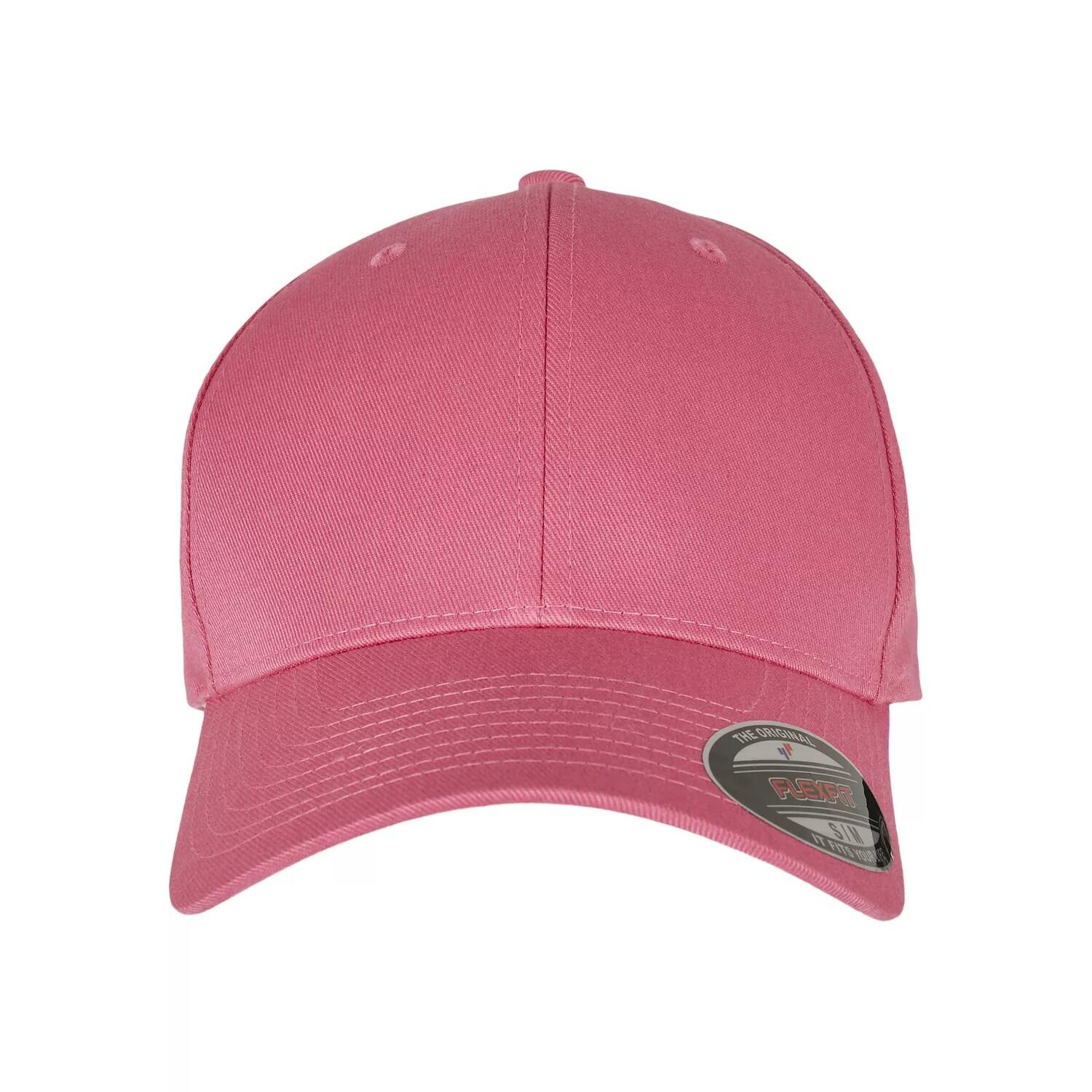 Boné de basebol em lã penteada (Rosa Escuro) 4/4