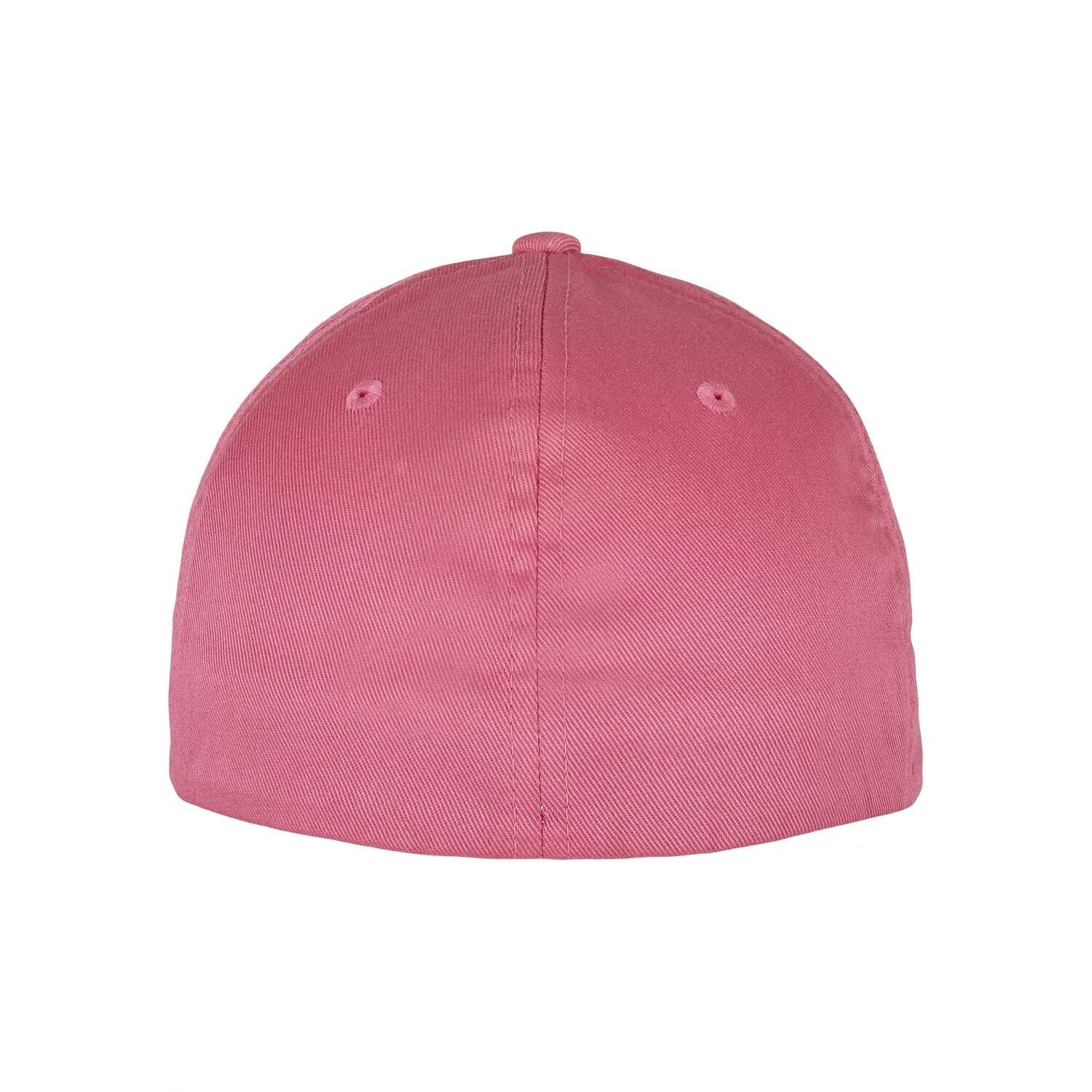 Boné de basebol em lã penteada (Rosa Escuro) 2/4