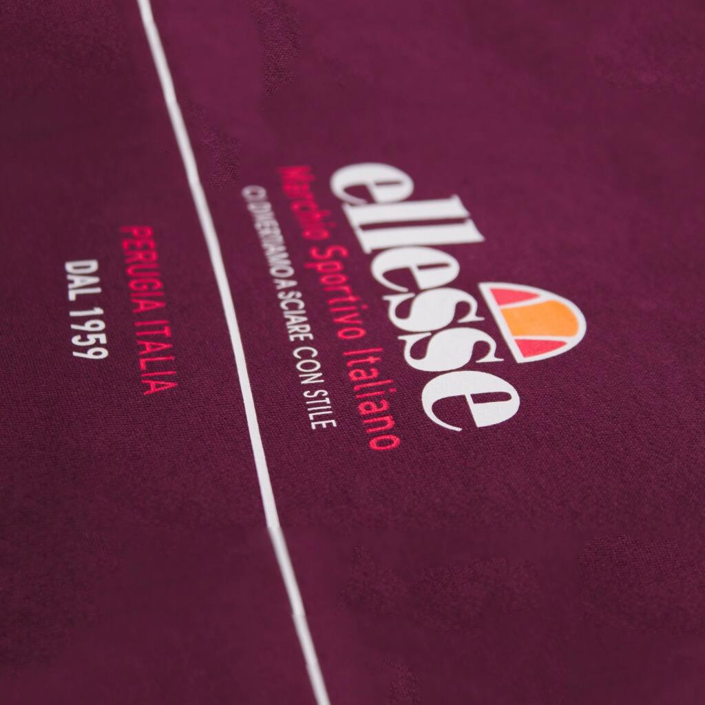 Sweat-shirt Ellesse Modèle Mvello Hoody Couleur Bordeaux 3/5