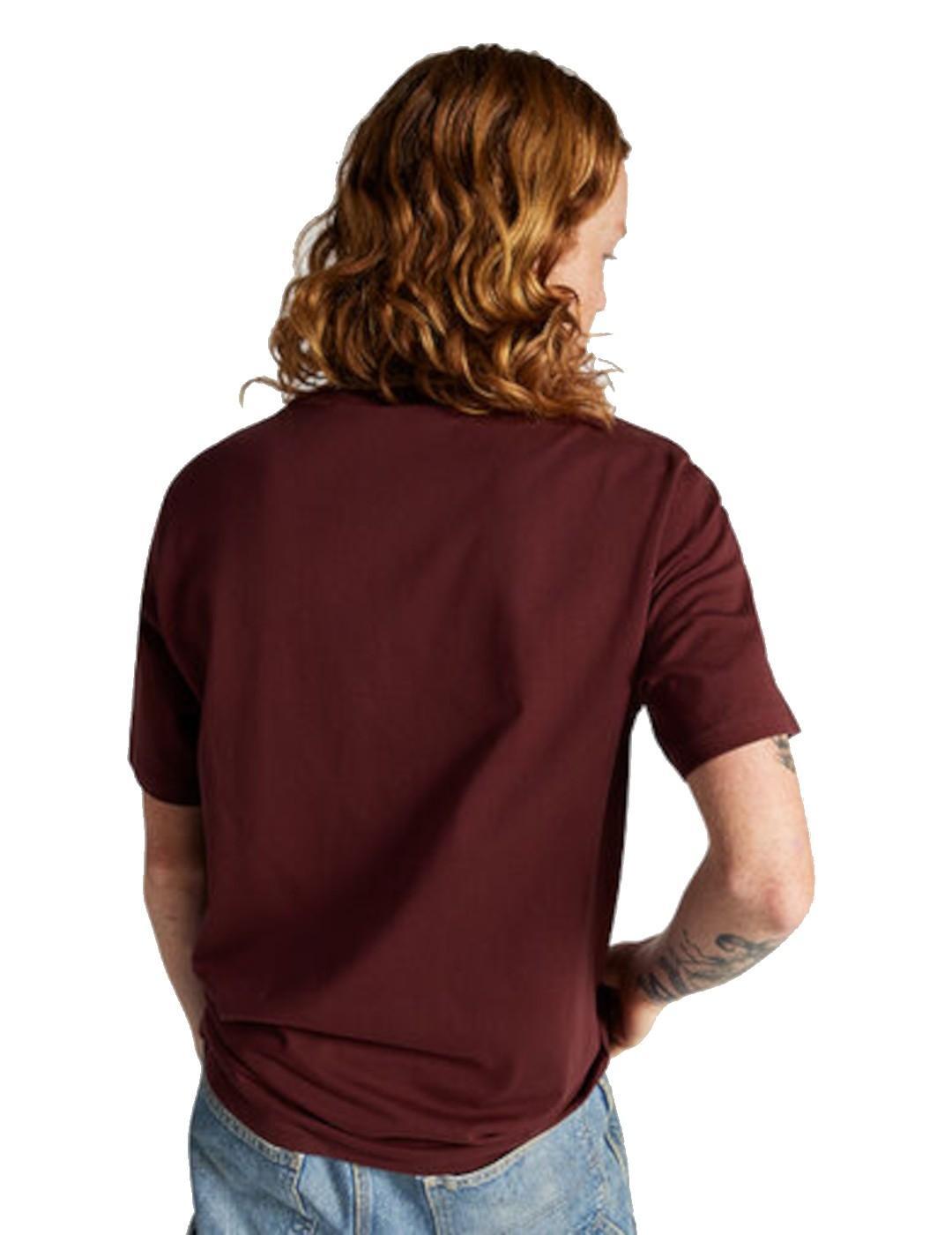 Camiseta para Homem Converse Chuck flag cherry Granate 2/3
