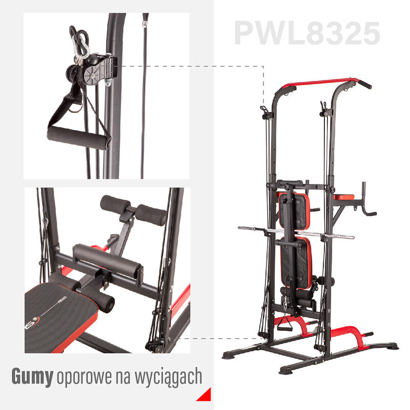 Station de musculation multifonctionnelle pwl8325 HMS