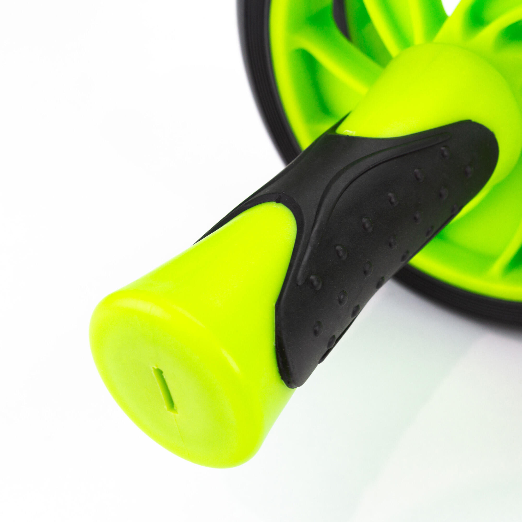 Rueda Abdominales Doble Max Sports Roly Verde/Negro 3/4