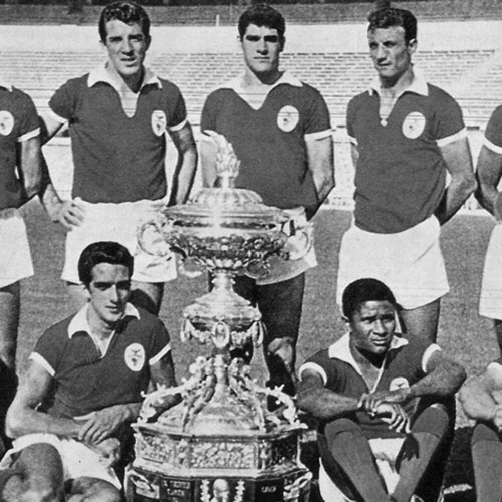 Retro Voetbalshirt - Heren - SL Benfica 1962 - 63 - Rood 2/7